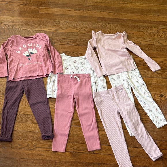 Little Planet organic cotton Pink outfits in size 4T - Picture 1 of 5